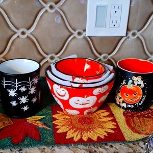 SEASONAL CUPS AND BOWL